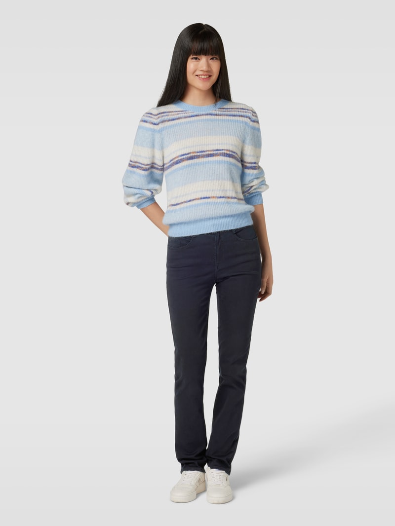 Hose im 5-Pocket-Design Modell 'Mary' in marineblau
