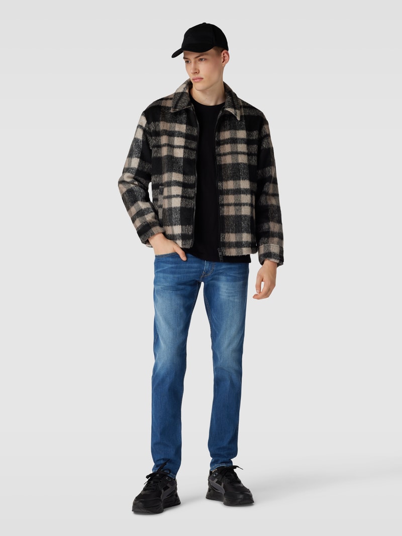 Straight Fit Jeans im 5-Pocket-Design Modell 'ANBASS' in jeans
