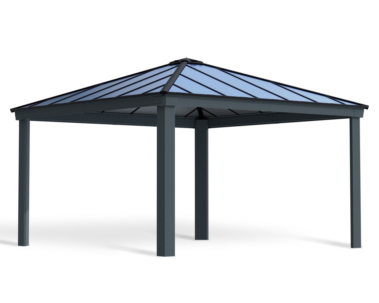 Canopia by Palram Dallas 4.3x4.3 Gartenpavillon, anthrazit