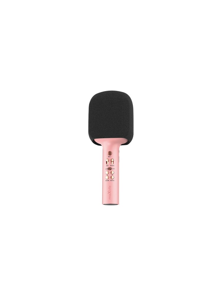 maXlife Maxlife Bluetooth-Mikrofon mit Lautsprecher MXBM-600 Pink in Rosa günstig kaufen onesize