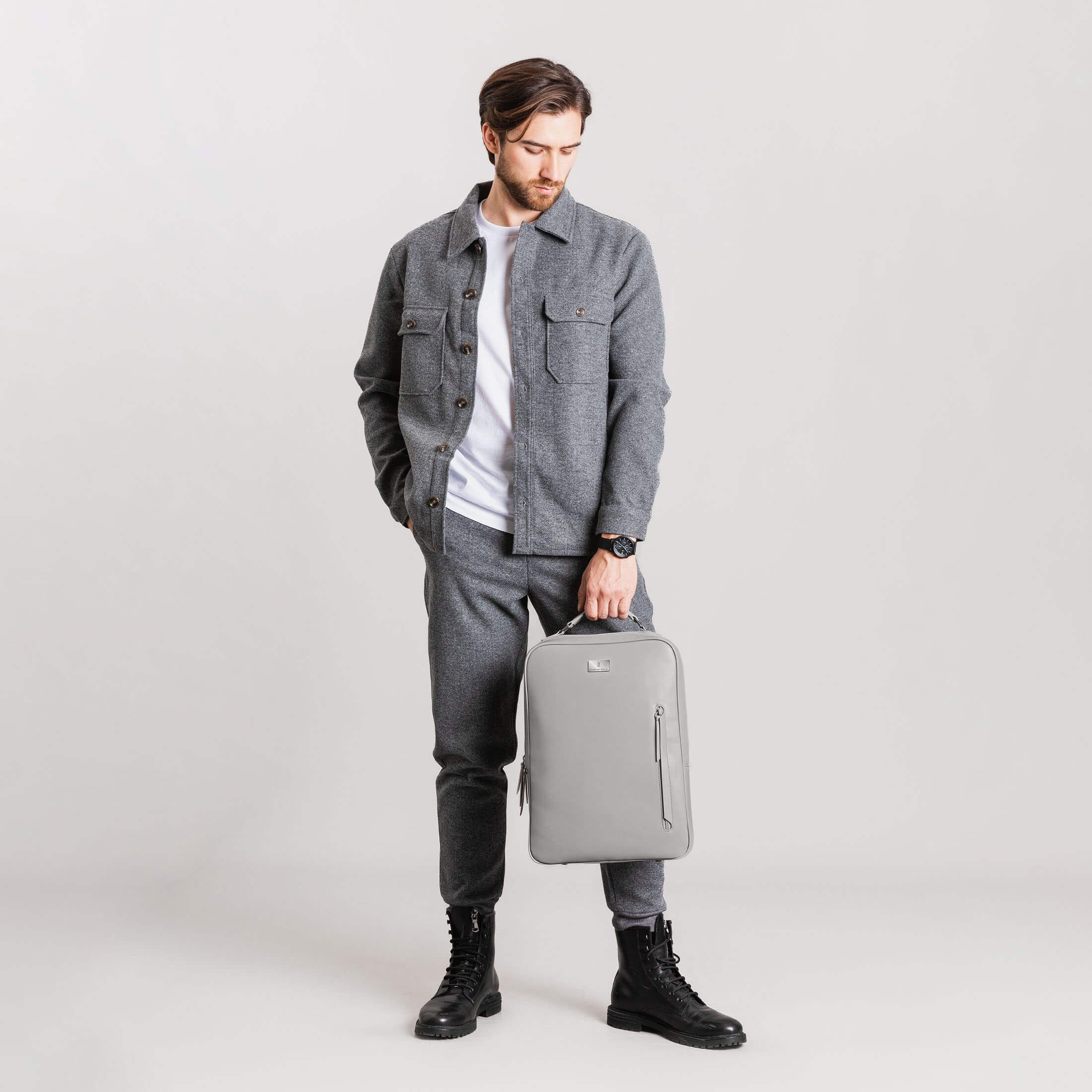 Lilienthal Berlin Reiserucksack Virtuoso - Minimalist Backpack - Light Grey