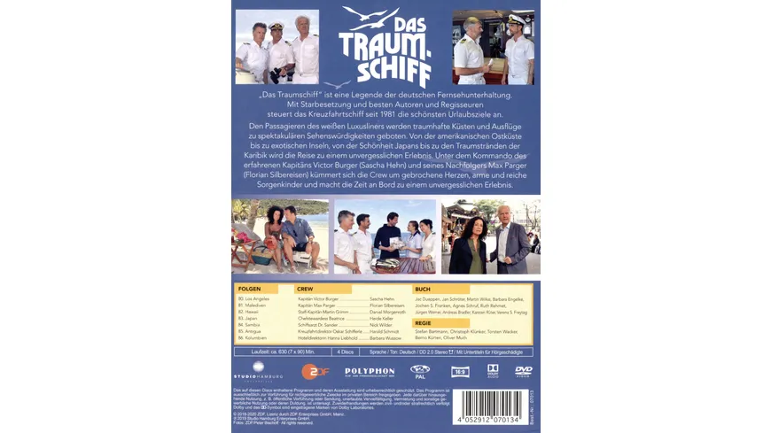 Das Traumschiff 14 mit dem neuen Kapitän Florian Silbereisen  [4 DVDs]