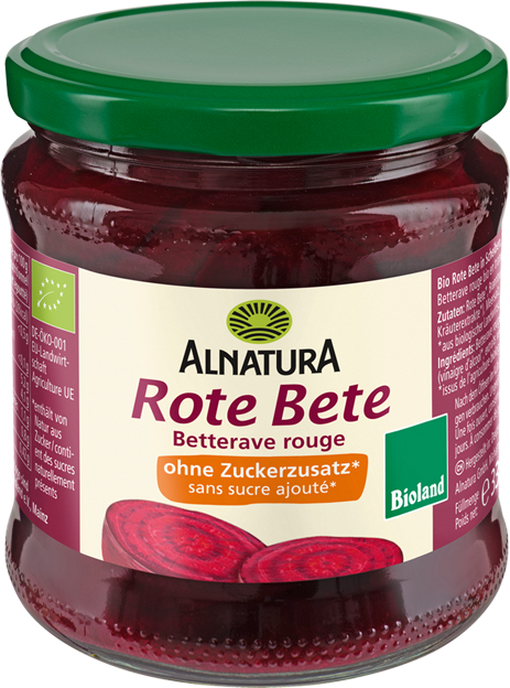 Alnatura Bio Rote Bete ungesüßt