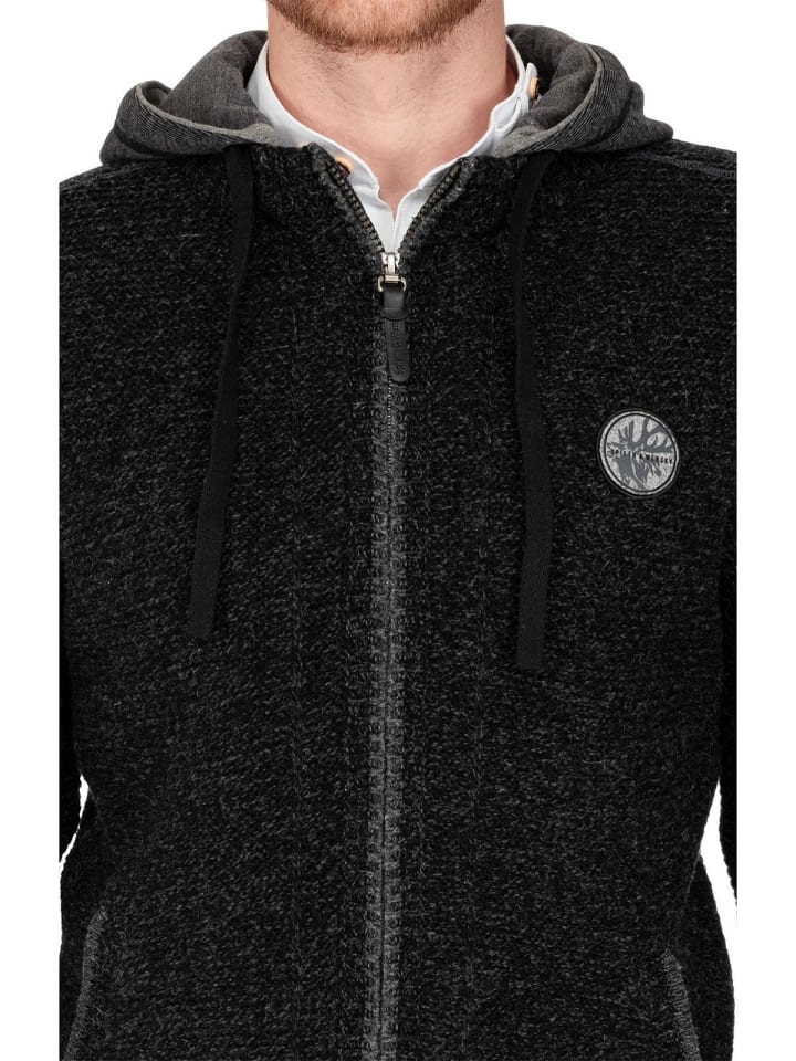 Spieth & Wensky Strickjacke ECHO in schwarz günstig kaufen