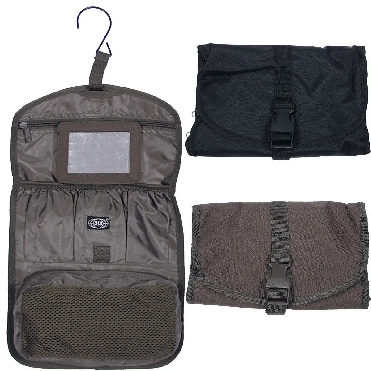 Waschzeugtasche rollbar versch. Farben
