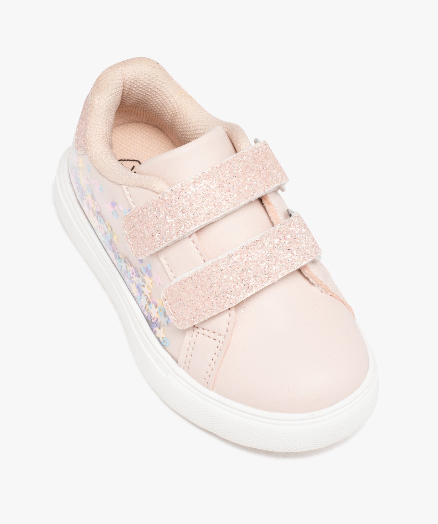 Basket avec détails pailletés bébé fille rose | GEMO