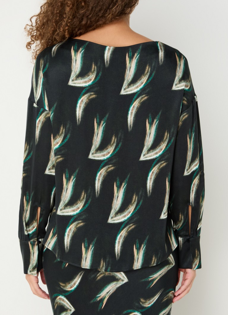 Vanilia Forest Fade top with print