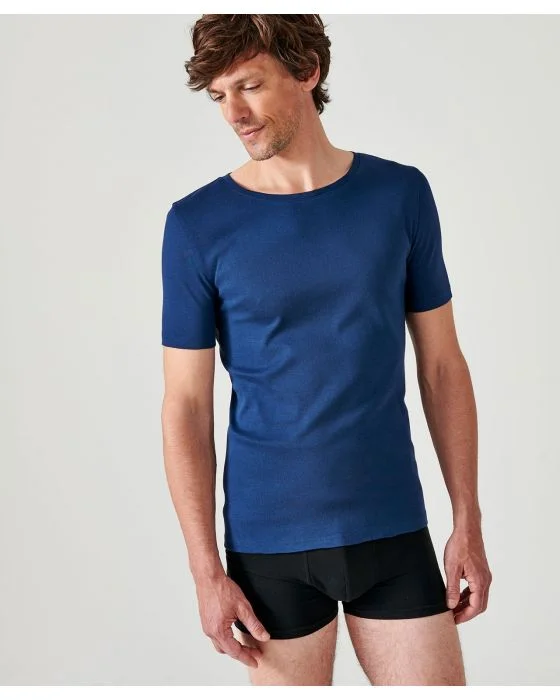 Lot de 2 tee-shirts Essential col rond, manches courtes
