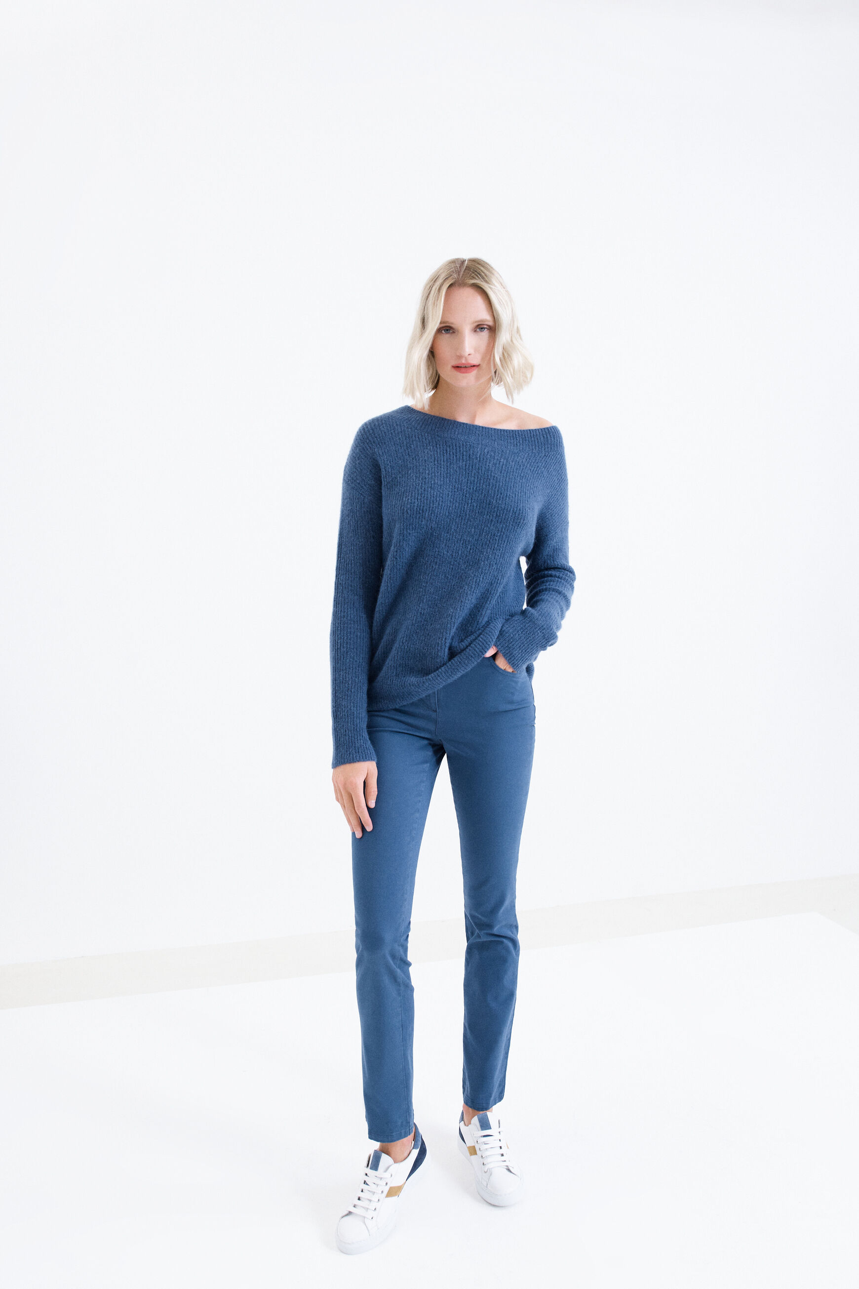 pantalon lucio bleu femme