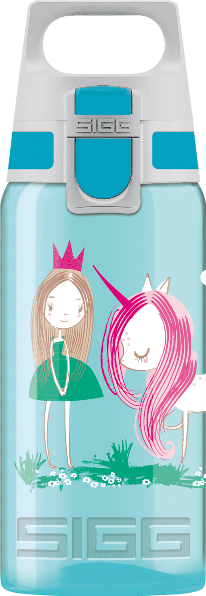 Trinkflasche Kinder Viva One türkis Prinzessin, 500 ml, 1 St