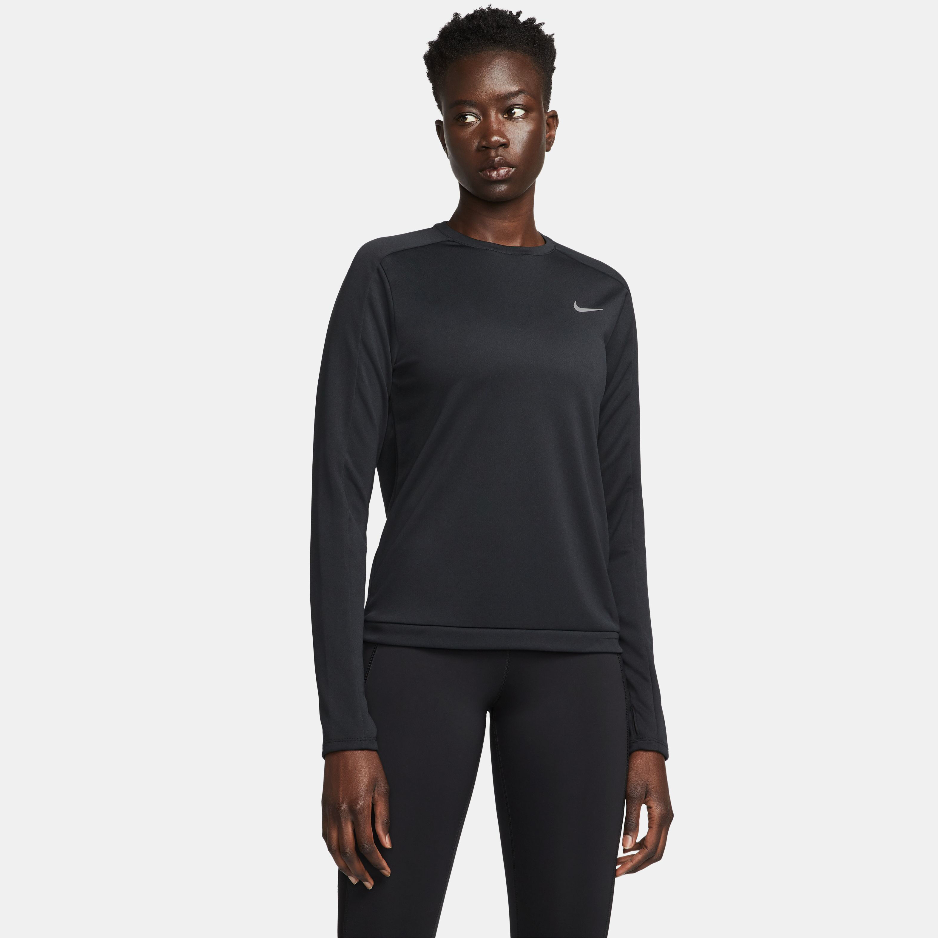 Dri-Fit Pacer Laufshirt Damen - Schwarz