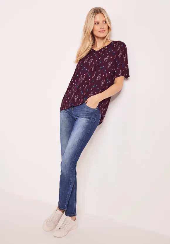 CECIL Bluse mit Minimalprint