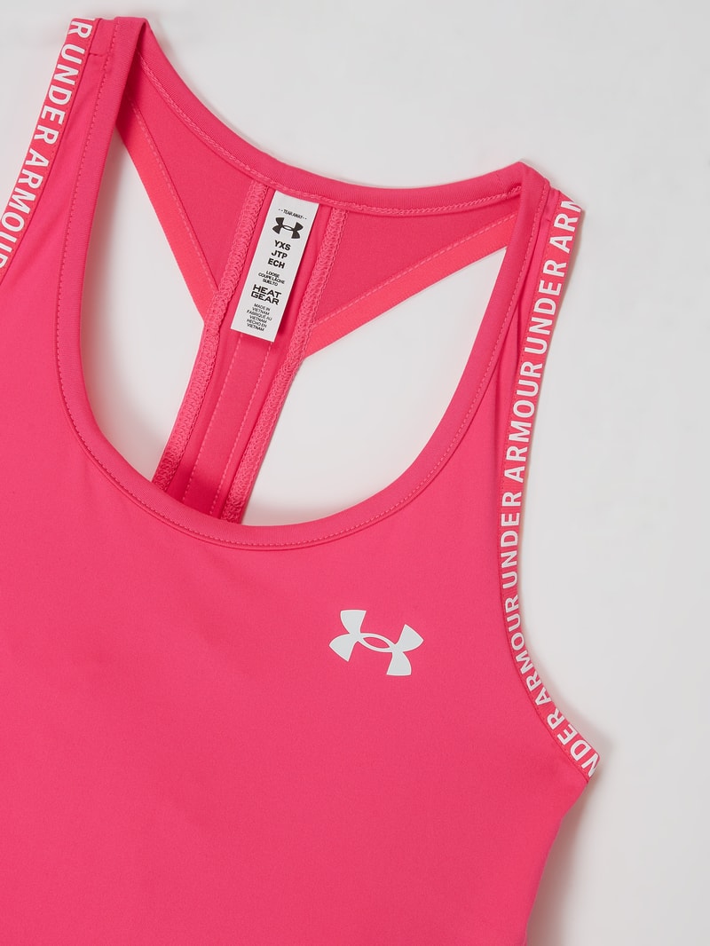 Loose Fit Top mit Logo in pink