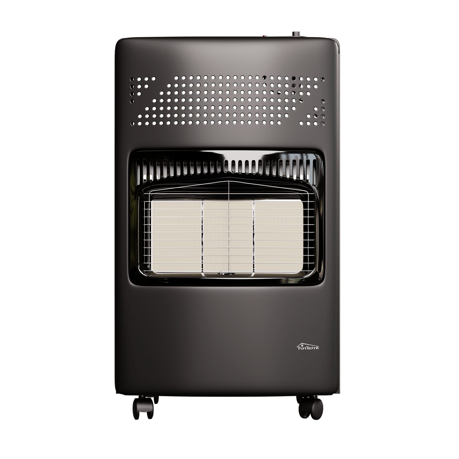 TroniTechnik Heizgerät Infrarot- Heizgerät HB-015 Gasheizer,Piezo-Zündung,4200 Watt,I3B/P(50), 4200 W, Überhitzungsschutz, drei Leistungsstufen:1500/2800/4200 Watt Edelstahl