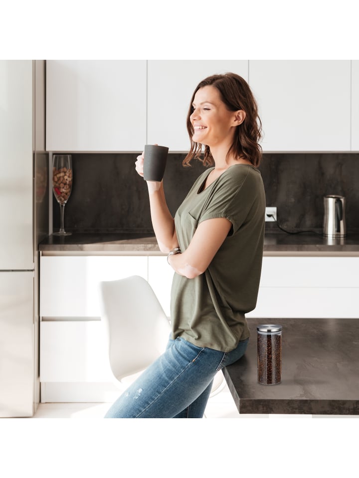 relaxdays 3x Vorratsglas in Transparent - 1,3 l günstig kaufen onesize