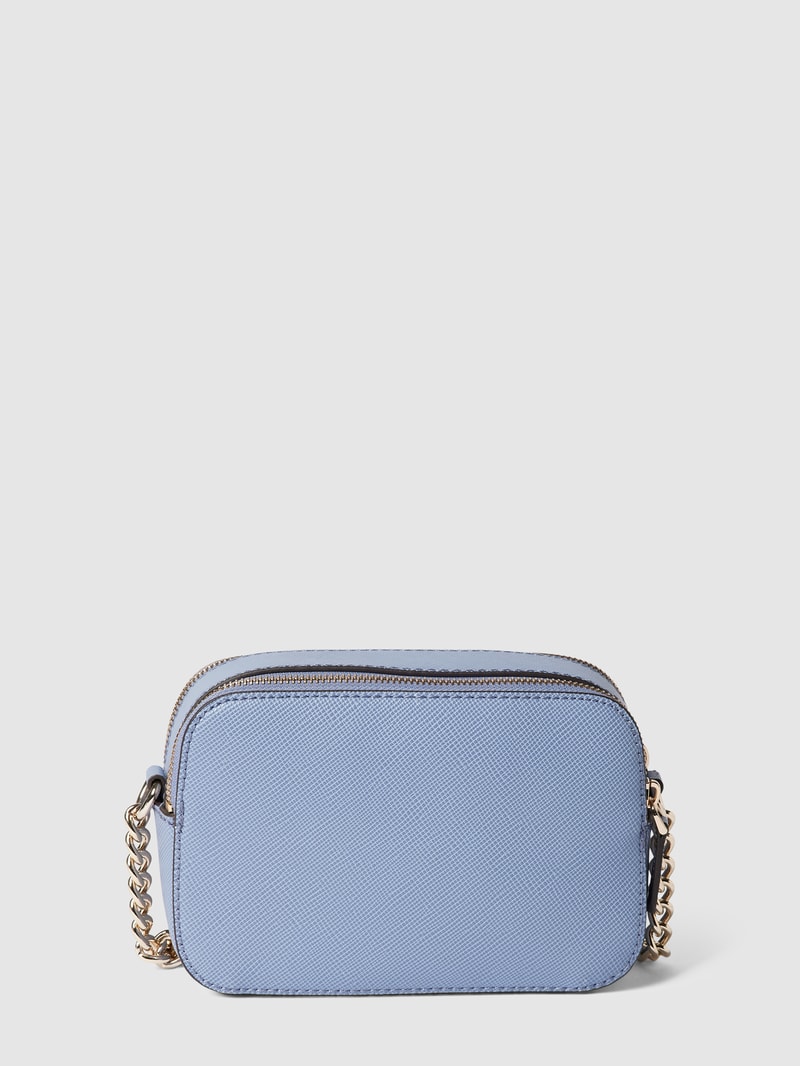Camera Bag mit Schulterriemen in metallic Modell 'NOELLE' in lila