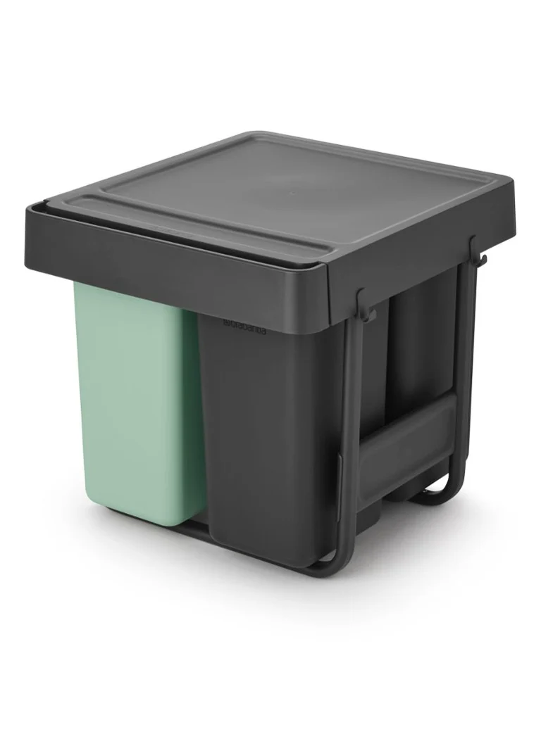 Pattumiera integrata Brabantia Sort & Go 10 + 10 + 20 litri