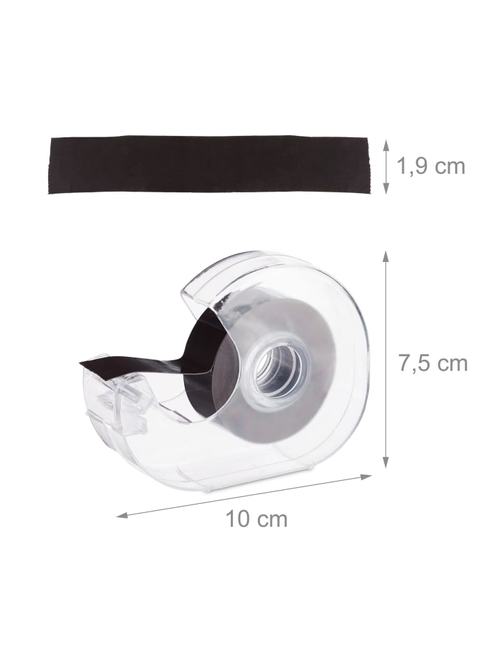 relaxdays Magnetband in Schwarz - 5 m günstig kaufen onesize