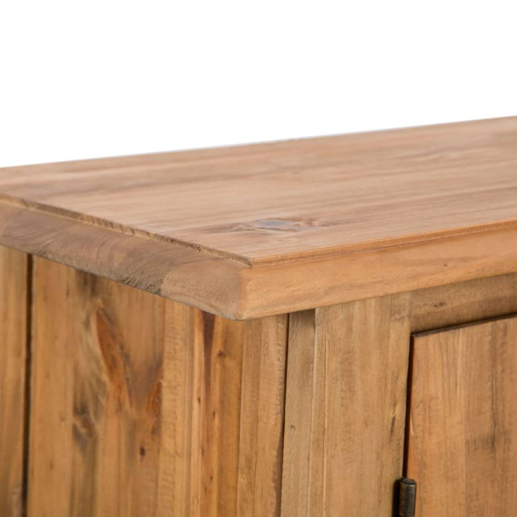 vidaXL Badezimmerspiegelschrank Badezimmer-Unterschrank Massivholz Kiefer 70x32x63 cm