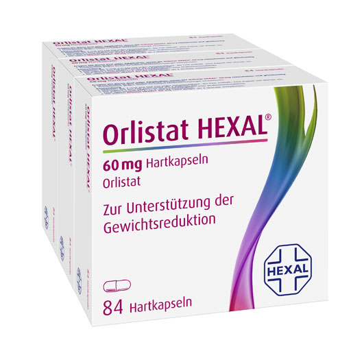 ORLISTAT HEXAL 60 mg Hartkapseln  3X84 St  Hartkapseln