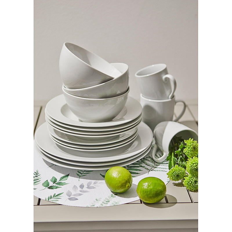Cuisine Asjett Diameter 20,5 cm, hvit porselen