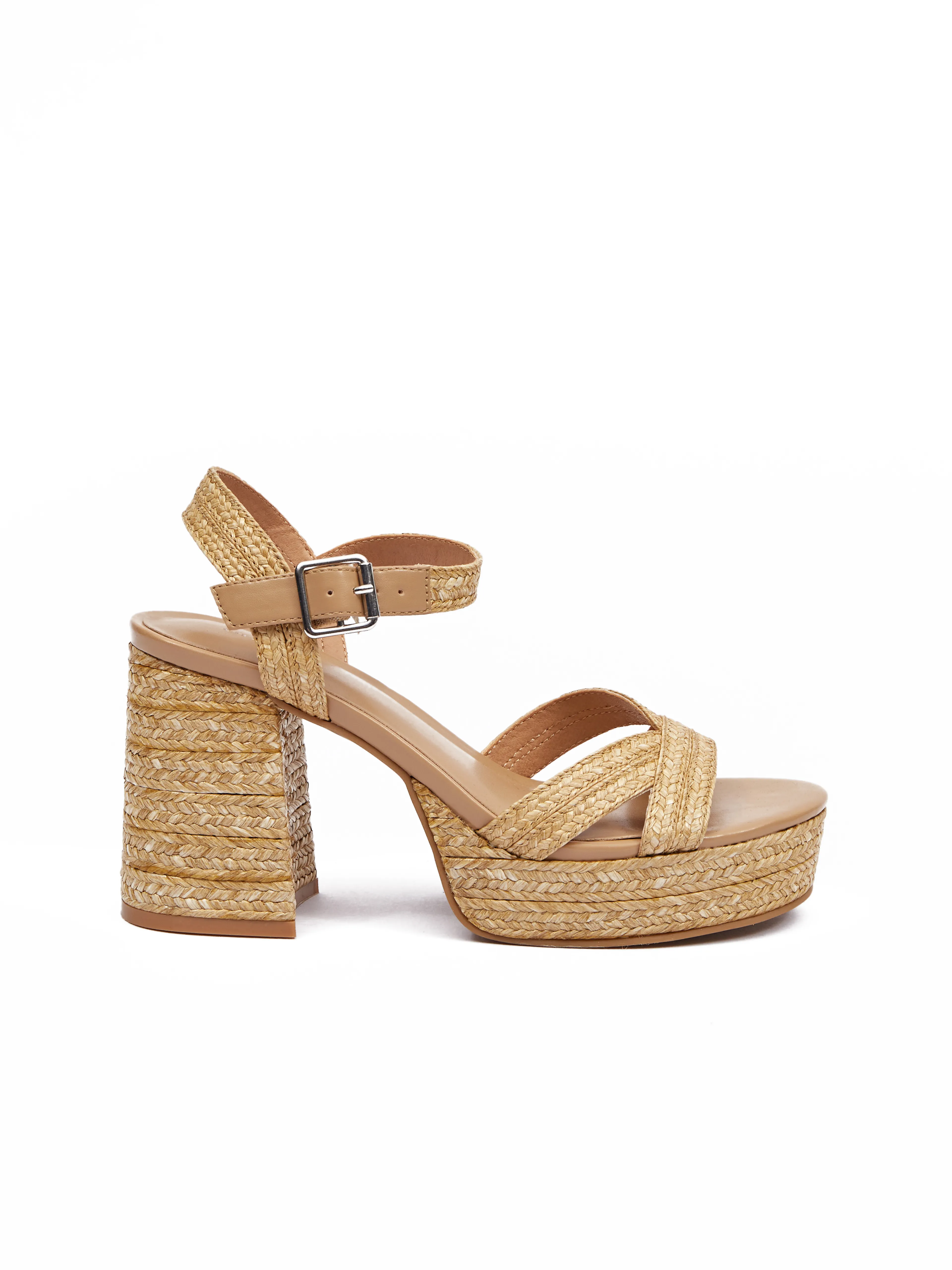 Braune Damen Sandalen mit Absatz ORSAY