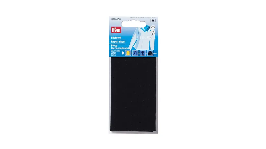 Prym Flickstoff CO 12 x 45 cm schwarz 0.03 m²