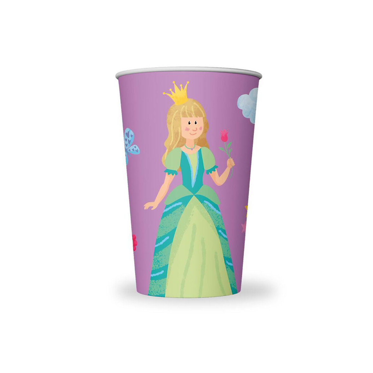Pappbecher-Set Prinzessin