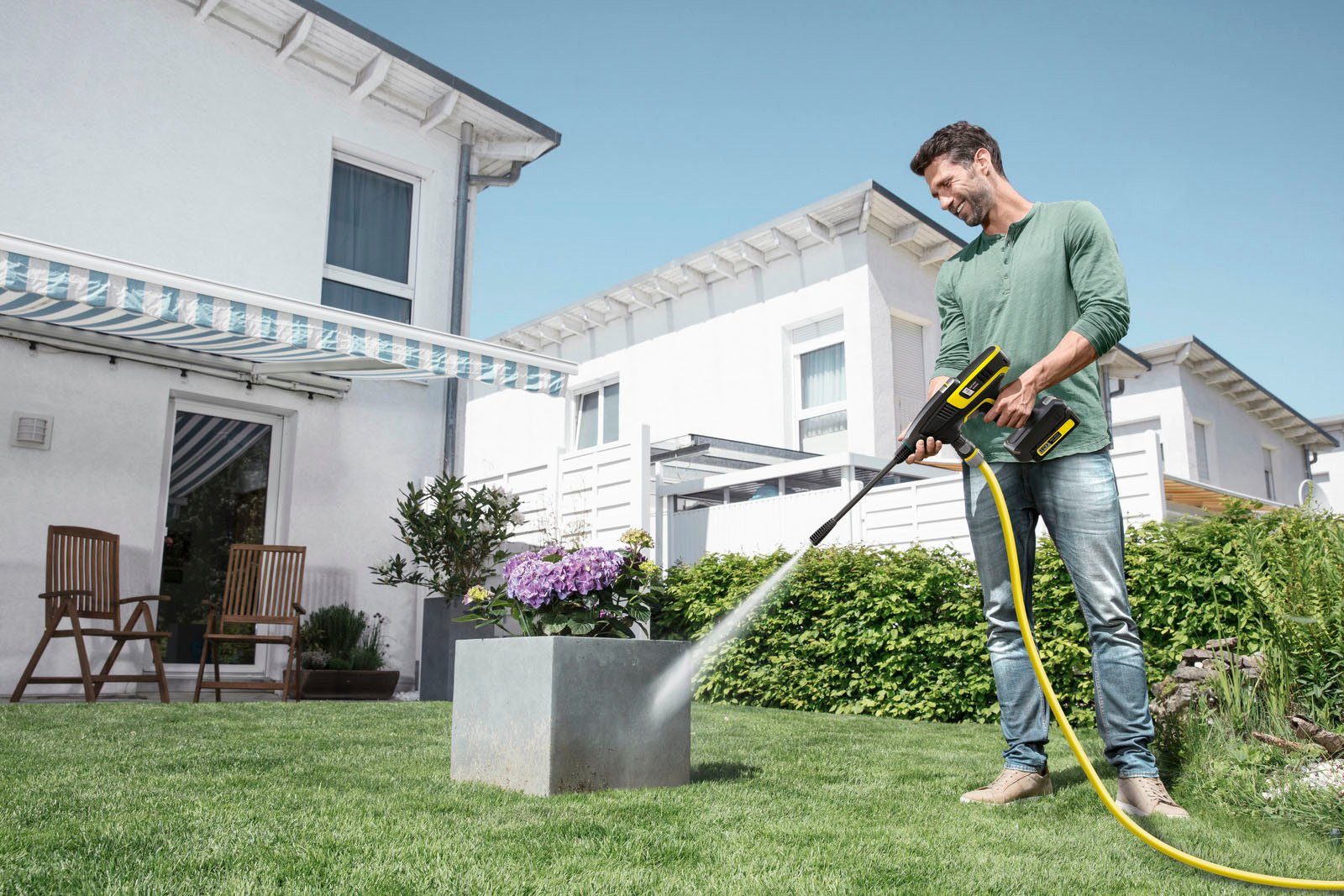 KÄRCHER Akku-Druckreiniger Handheld Cleaner KHB 6 Battery Set, Fördermenge max: 200 l/h, Quick Connect, 18V Akku