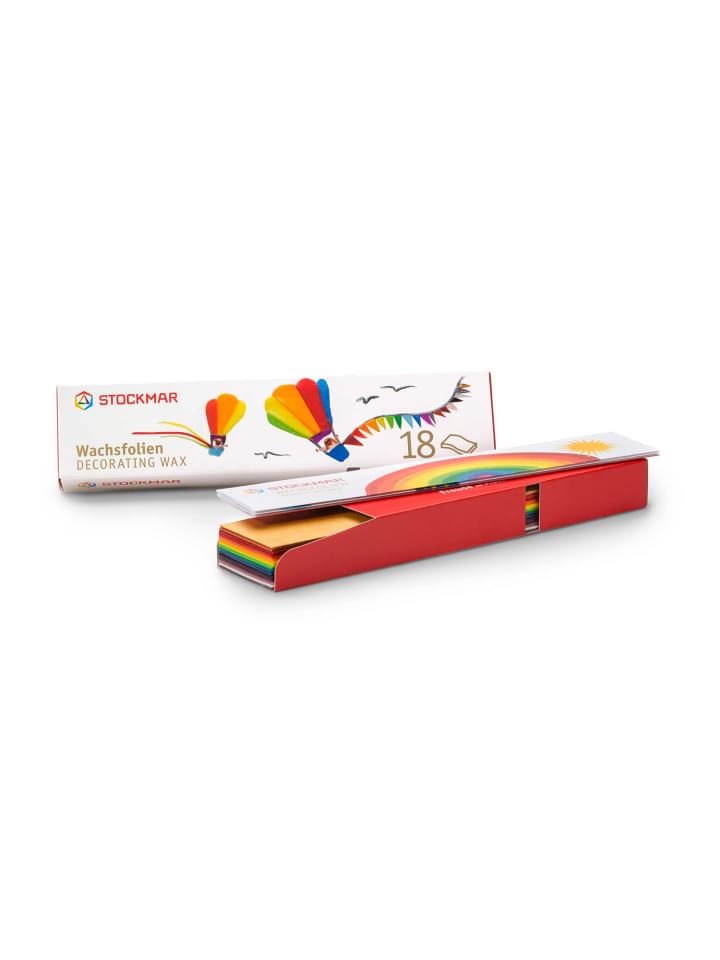 Stockmar Schmale Wachsfolien in 18 Farben Stockmar in Bunt günstig kaufen onesize