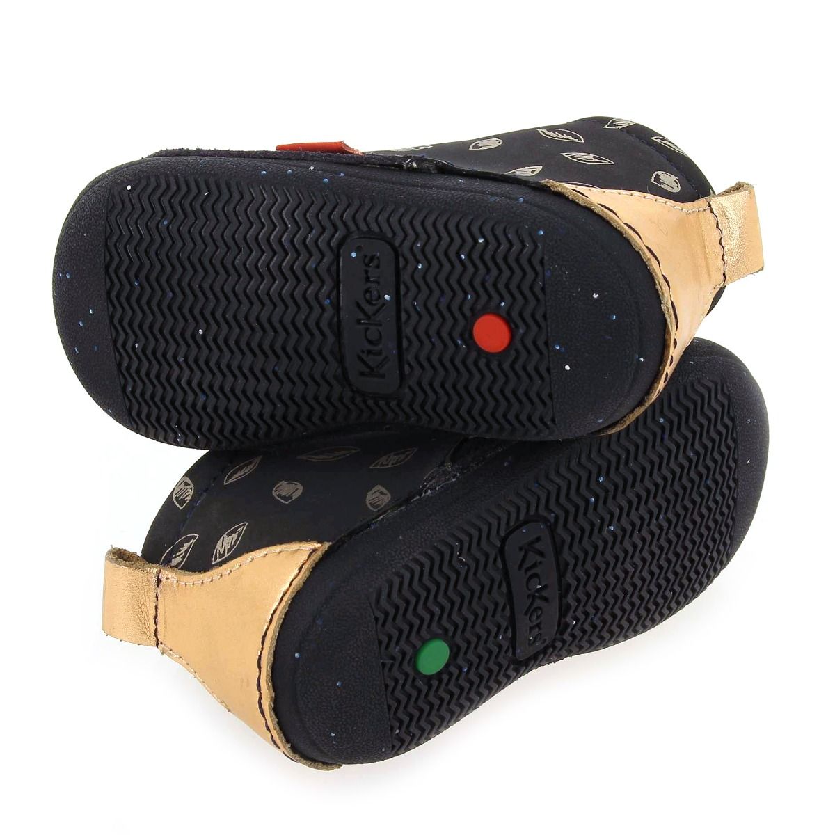Kickers  SONIZA H22 - marine doré