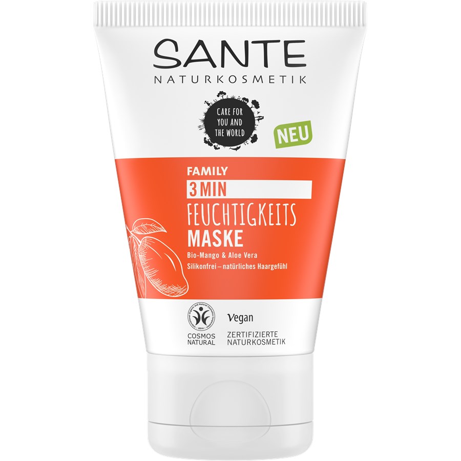 3 Min Feuchtigkeits Maske Bio-Mango & Aloe Vera