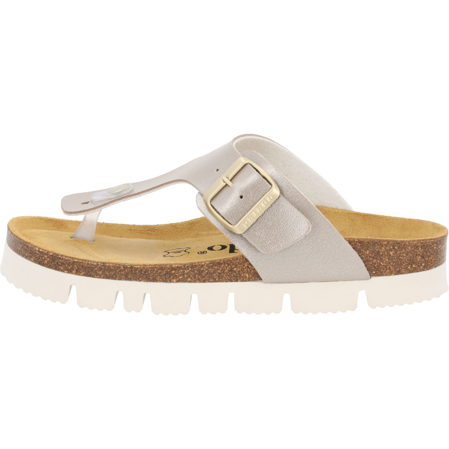 Palado Kos PL Metallic, Zehentrenner, Damen, Beige