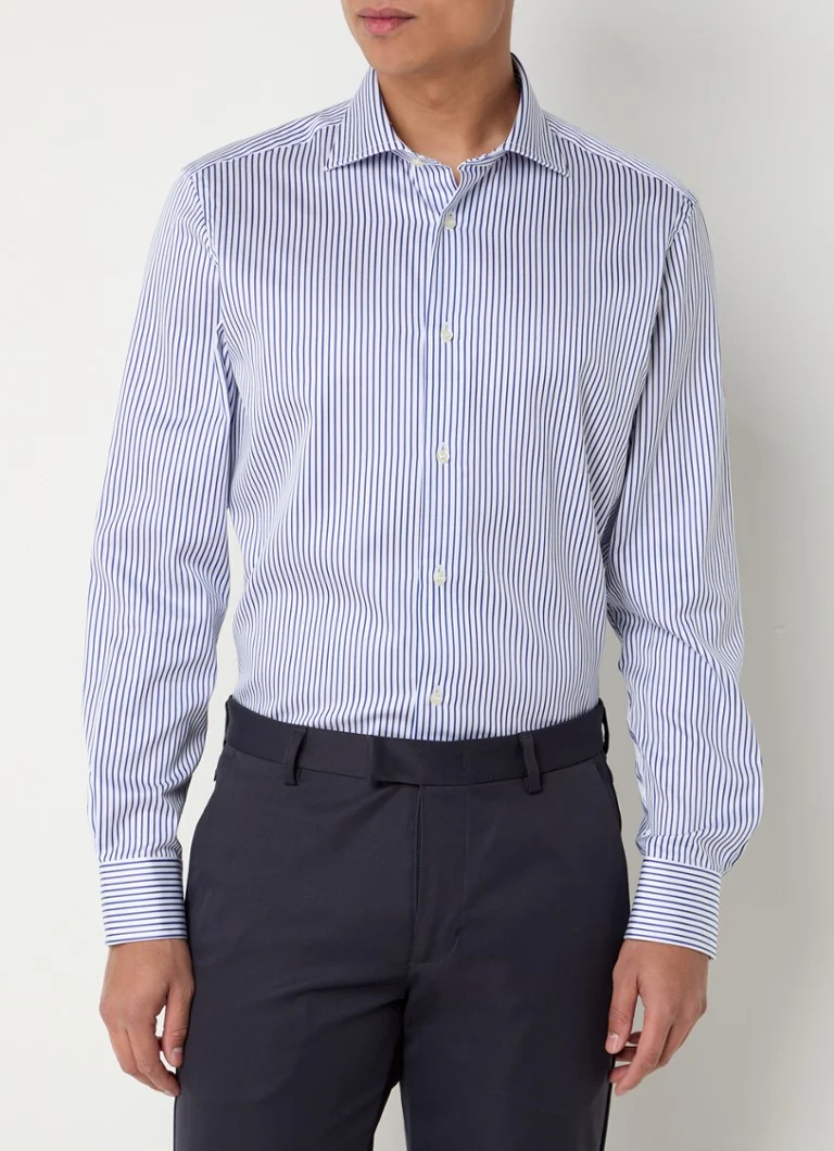 Boggi Milano Slim fit košulja s prugastim printom