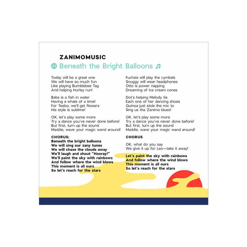 Livre-CD Les zanimomusic en anglais - Joyvox