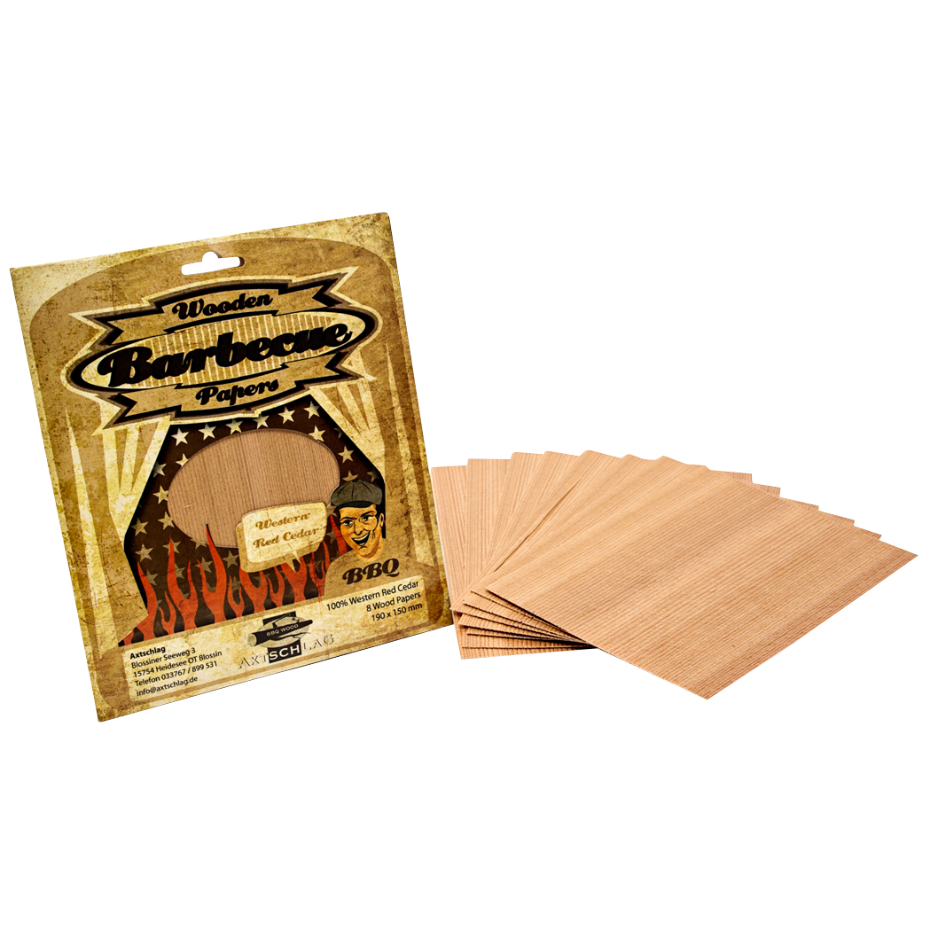 Axtschlag Grillpapier Western Red Cedar