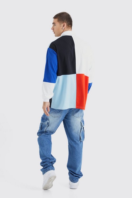 Lockere Cargo-Jeans