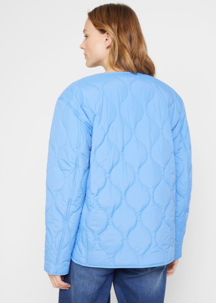 Oversize Steppjacke mit recyceltem Polyester