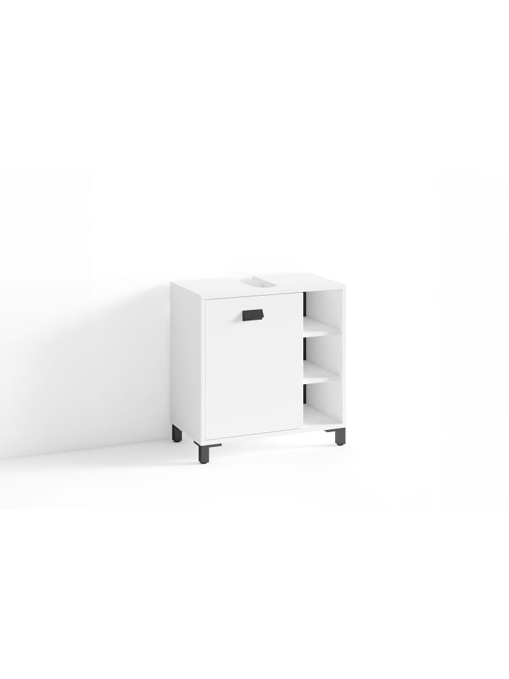 byLiving Waschbeckenunterschrank Wellness in Weiß - (B) 60 x (H) 62 x (T) 34 cm günstig kaufen onesize