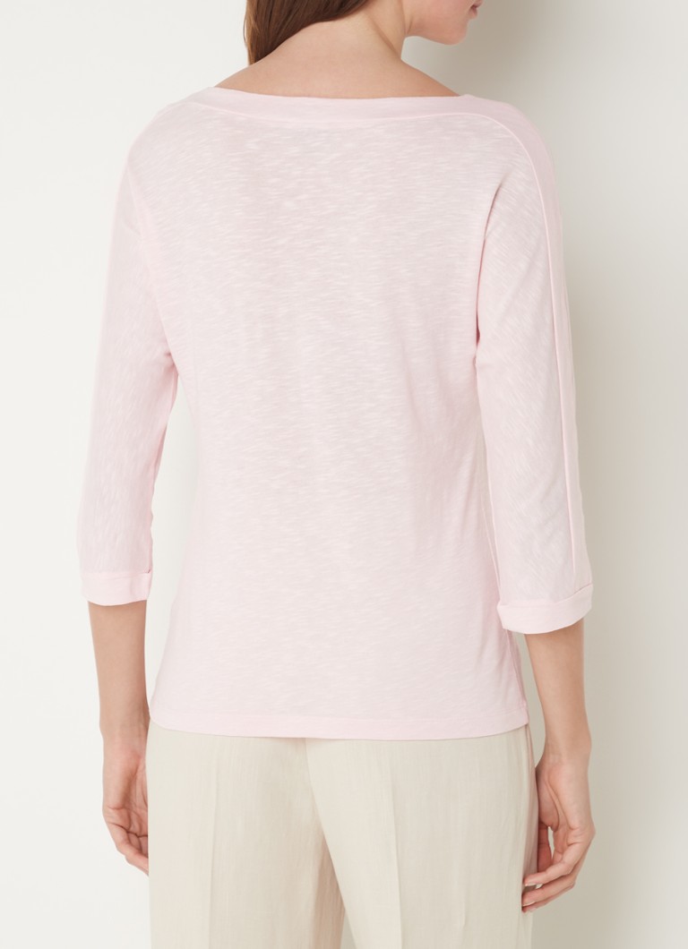 Phase Eight  Belle Scoop Neck Top Pale Pink