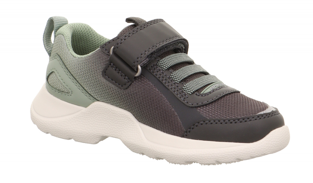 RUSH - Grau/Hellgrün Sneaker low mit Klettverschluss