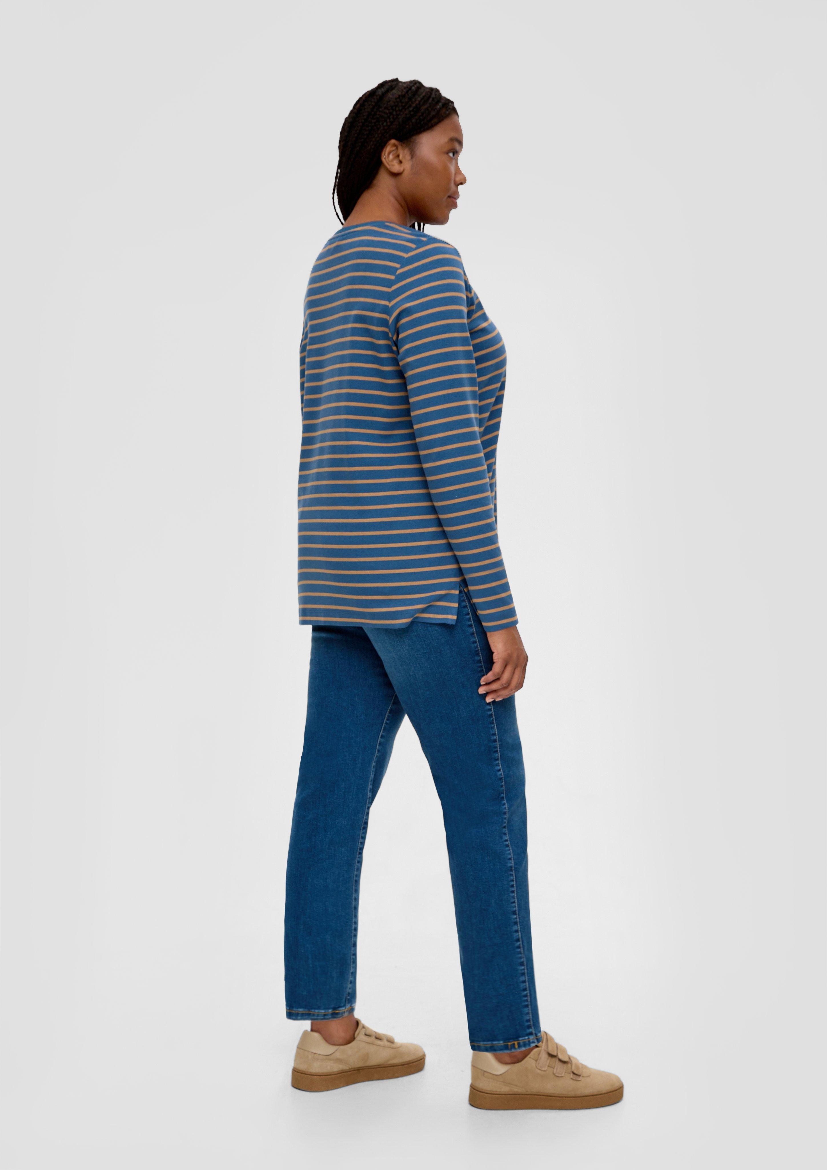 Langarmshirt aus Baumwollstretch  2135879-57G0