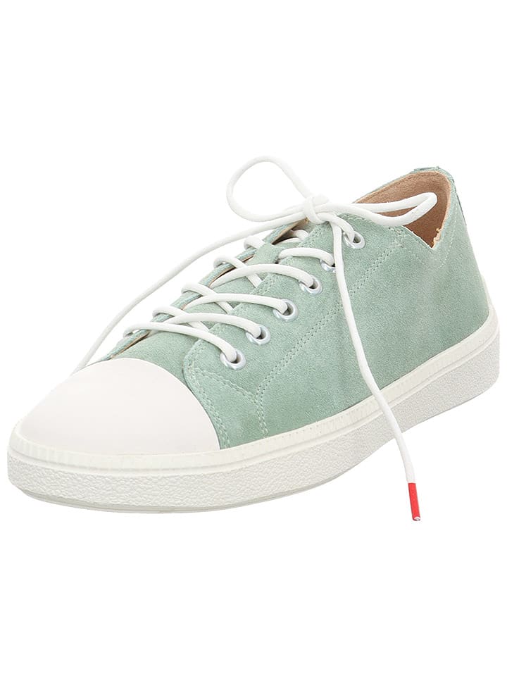 Think! Leder-Sneakers in Grün günstig kaufen