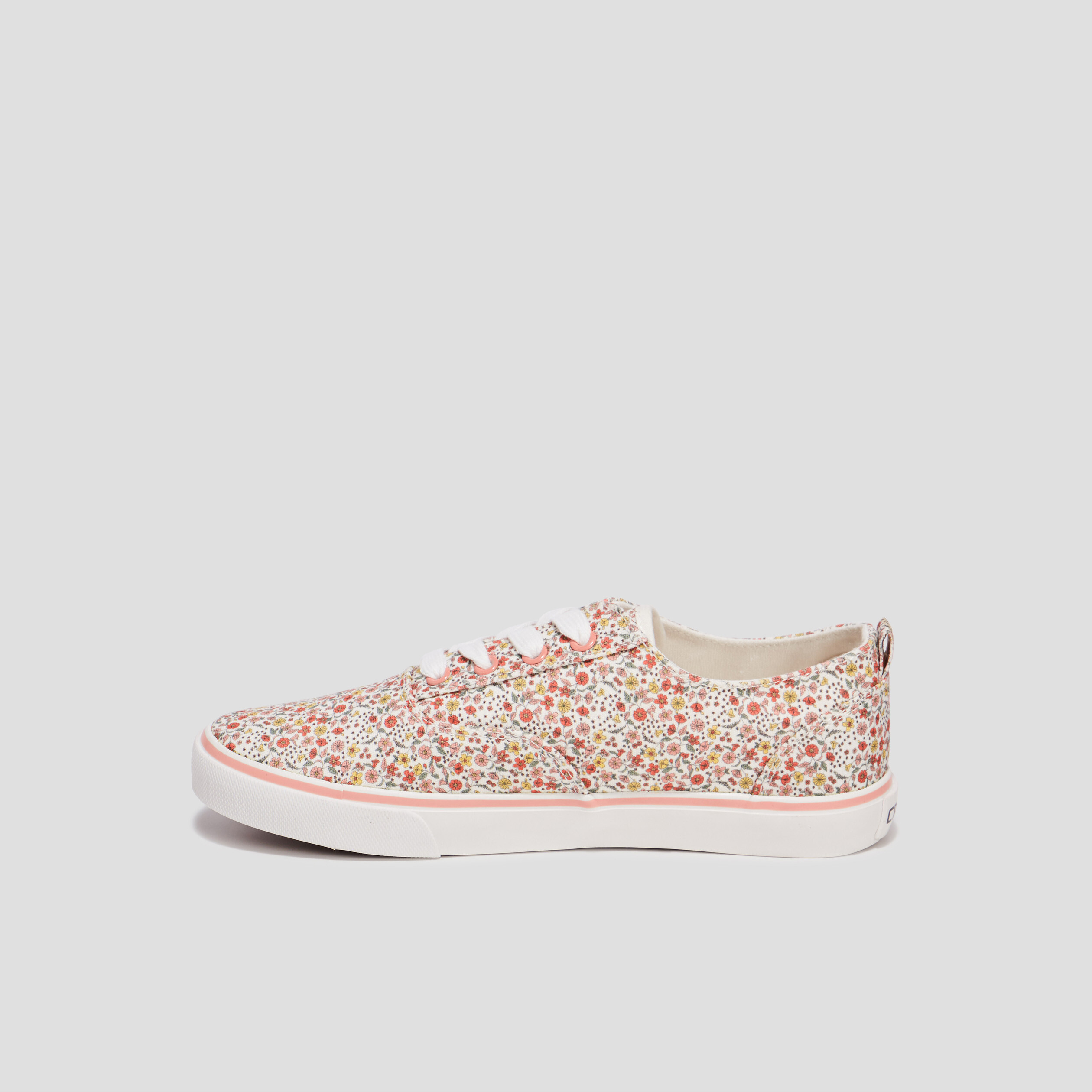 Tennis en toile à lacets Creeks multicolore femme | La Halle