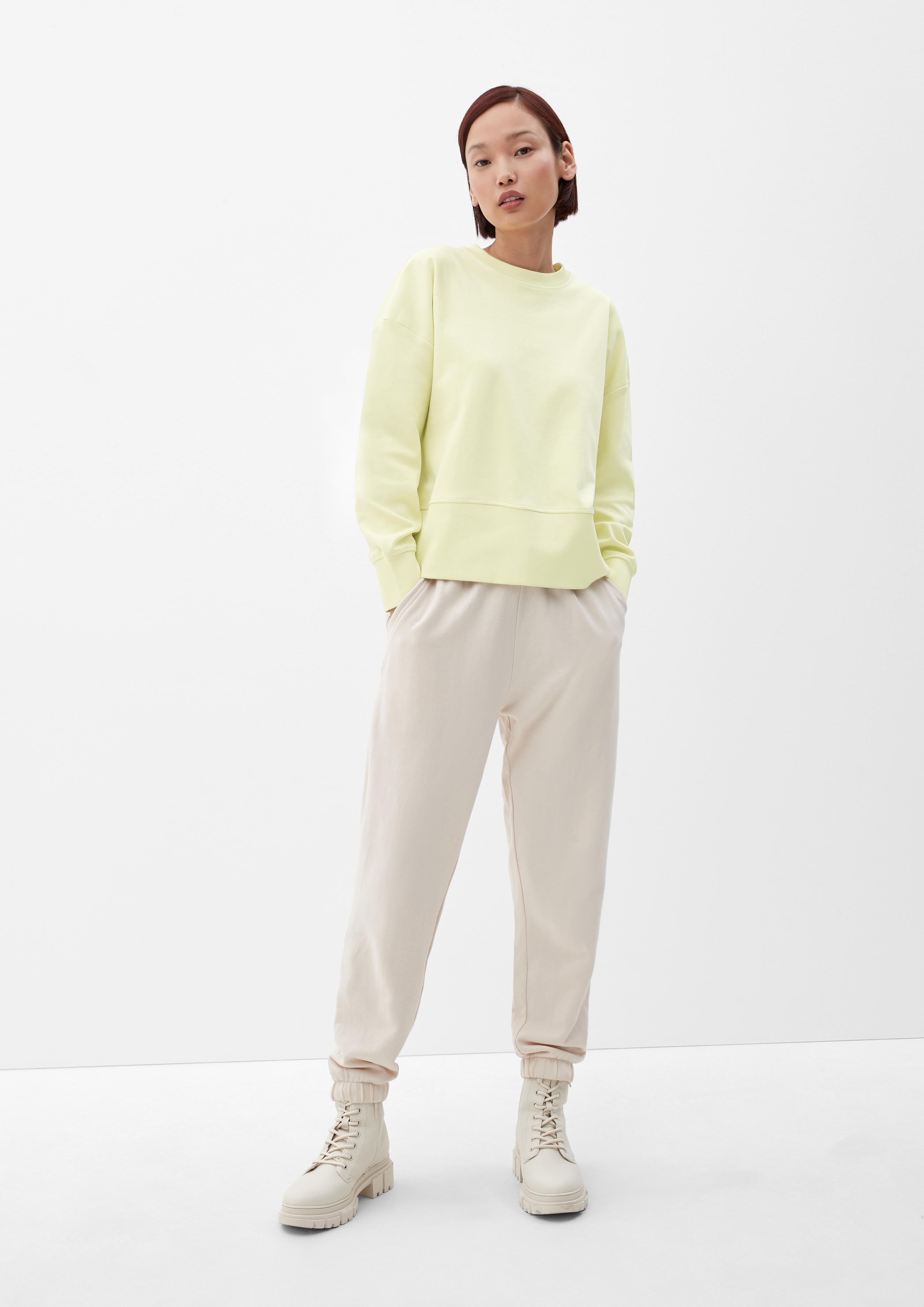 Sweatshirt mit Rippkragen  2121506-7015