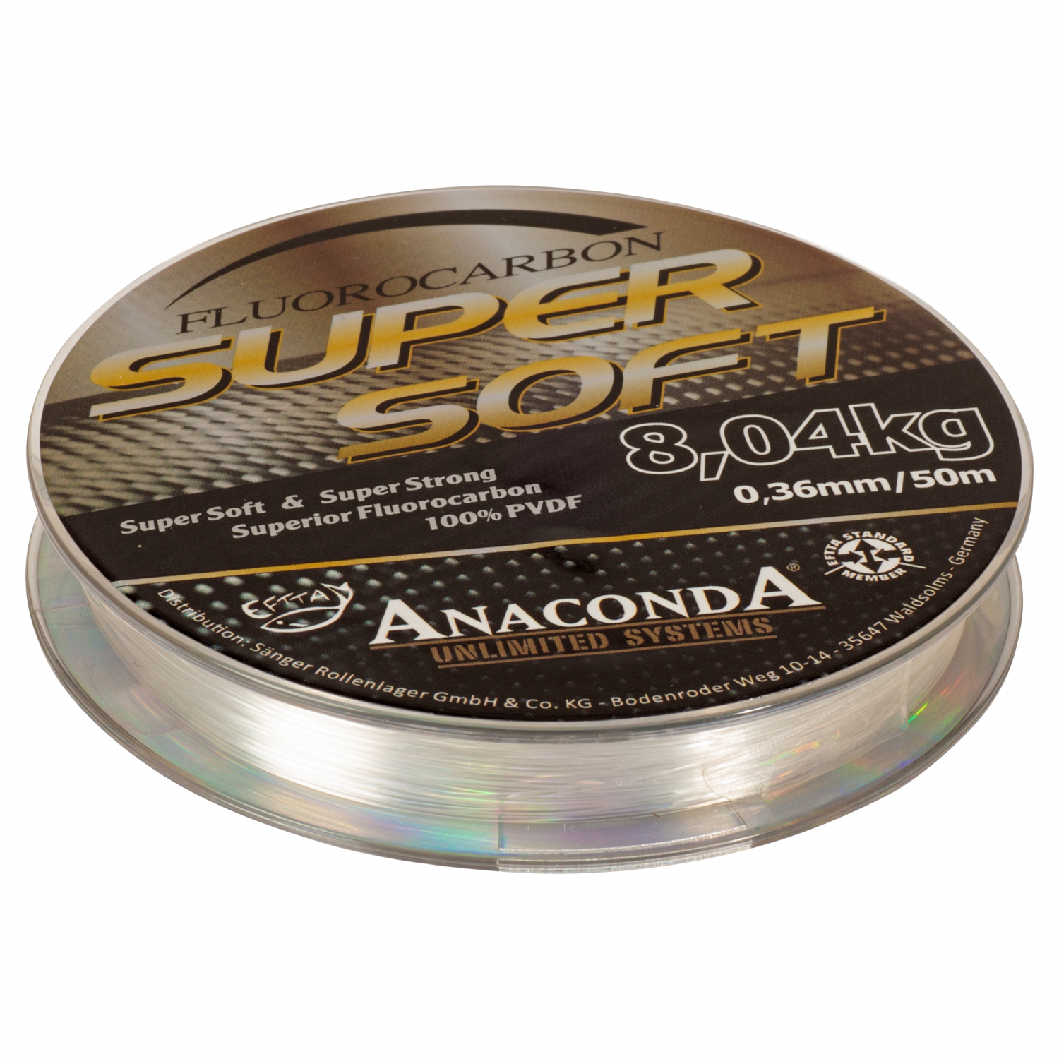 Anaconda Vorfachschnur Super Soft Fluorocarbon (transparent, 50 m)