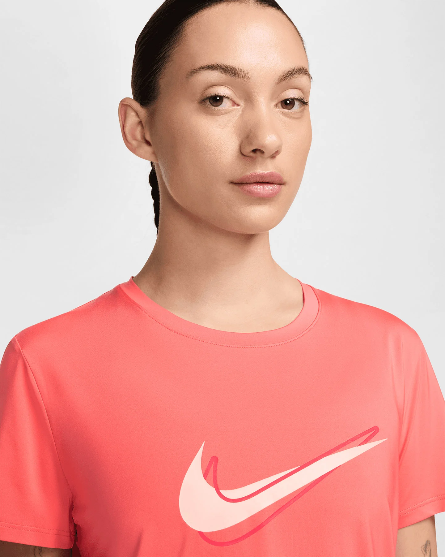 Koszulka do biegania Nike Swoosh Dri Fit W HJ2204-814