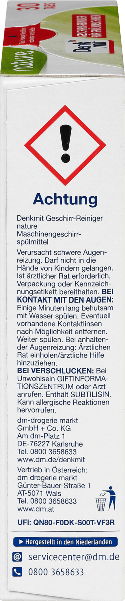 Spülmaschinen-Tabs nature, 578 g