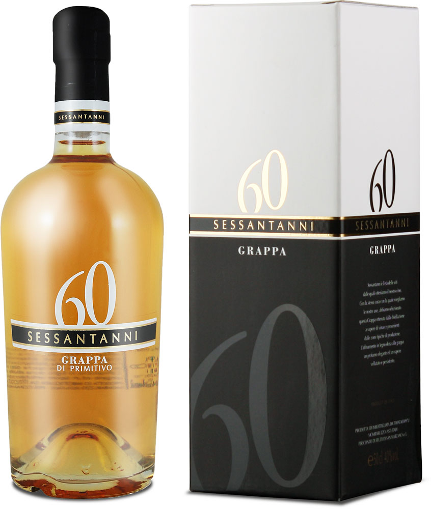 Sessantanni Grappa di Primitivo