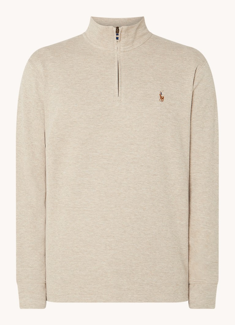 Ralph Lauren Fine-knit pullover with half zip